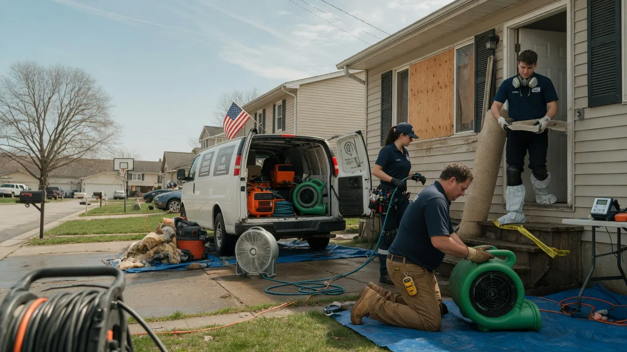 Water Damage Restoration in Davenport, OK near me